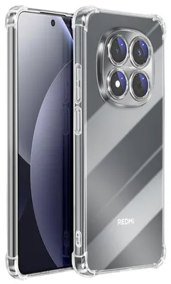 Produktbild von Mayaxess, Stoßfeste Silikonhülle mit Ecken für Redmi Note 15 Pro 4G, Transparent