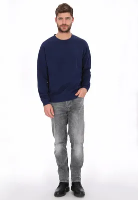 Image de Pull pour homme SAPORTA - bleu marine, taille M