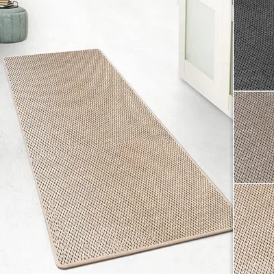 Produktbild von Wohnteppich Kalkutta Sisaloptik Tiger-Eye-Design Beige 80x150 cm