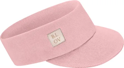 Produktbild von Bubalove | Kinder Stirnband mit Schirm | Hellrosa | 52-56 cm, Baseball Cap | Stirnbander | Kappe, handgenähtes Baumwollstirnband