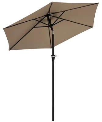 Productafbeelding van Tuinparasol, verstelbare hellingshoek, duurzame constructie, khaki kleur