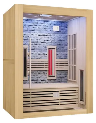 Immagine prodotto di Sauna con raggi infrarossi lontani per 3 persone con controllo computerizzato