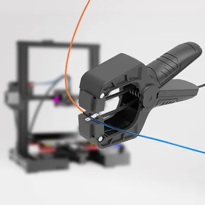 Produktbild von Tseriact 1,75 mm Filamentanschluss, 3D-Filament, der Anschluss, 3D-Filamentschweißanschluss, einfache Bedienung, gebrochenes 3D-Filament für alle Arten von PLA/ABS/PETG/PC/PP/PVB/Hip-Material
