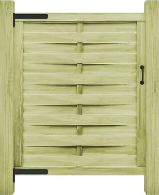 Produktbild von "im Angebot" Gartentor Imprägniertes Kiefernholz 100x125 cm Grün - Gartentore CC19982