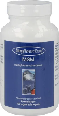 Produktbild von Allergy Research Group MSM Methylsulfonylmethane - 150 veg. Kapseln