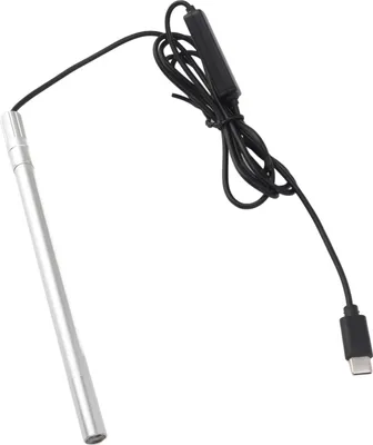 Produktbild von mikroskop elektryczny 3 w 1 HD Mini Obiektyw 8,5 mm 200X Kamera endoskopowa USB z 8 diodami LED APP Visible