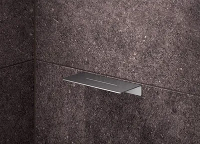Obrázek produktu pro Elzusha - Sprchová deska RVS, 17 cm, s nástěnnou montáží