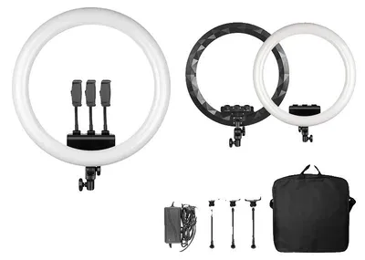 Produktbild von Ringlicht, einstellbare Helligkeit, 360° Drehung, Nur Schwarz Licht
