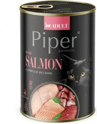 Immagine prodotto di PIPER CAT ADULT 400g salmone in scatola per gatti adulti, 40462