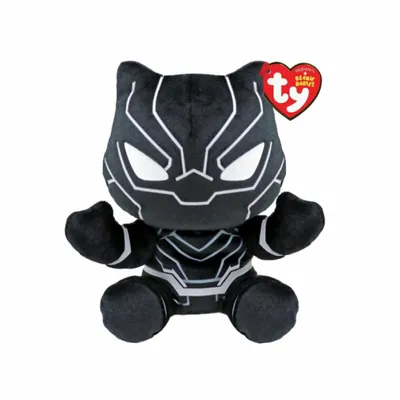 Zdjęcie produktu dla Ty 44000 - Marvel Black Panther - Miękka pluszowa figurka - 15 cm