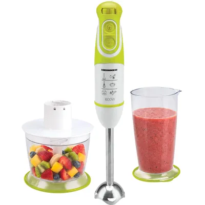 Productafbeelding van Heinner HB-600GR, Dompelstaafmixer, 1 liter, 600 watt, Groen, Wit