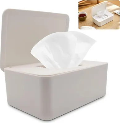 Productafbeelding van Doekjesbox voor baby's, opbergbox voor vochtige doekjes