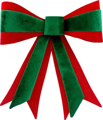 Produktbild von Große Weihnachts-Dekoschleife 45 cm – elegante rote Schleife mit grünen Akzenten – festliche Weihnachtsdekoration für Tür, Balkon, Baum & Geschenke – wiederverwendbare Dekoschleife von Christmas Decoration