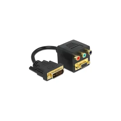 Immagine prodotto di Adattatore VGA Delock - da DVI-I (M) a HD-15 (VGA)