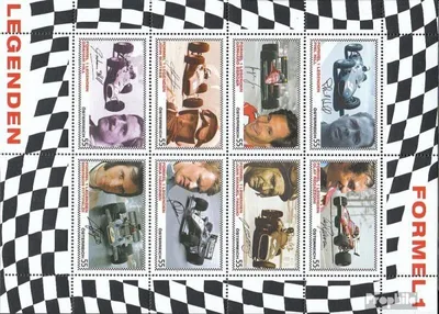 Produktbild von Briefmarken Österreich 2007 Mi 2654-2661 Kleinbogen (kompl.Ausg.) gestempelt Formel-1