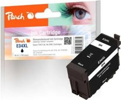 Produktbild von Peach PI200-553, Hohe (XL-) Ausbeute, Schwarz, 20 ml, 1 Stück(e), 1100 Seiten, Einzelpackung