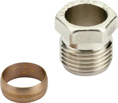 Obrázek produktu pro Danfoss Klemmverbinder R 1/2 AG auf 15mm für Stahl- und Kupferrohre (10St,), 1 Stk.