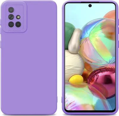 Zdjęcie produktu dla Etui Cadorabo do Samsung Galaxy A71 4G z fioletowym silikonowym etui TPU na telefon komórkowy