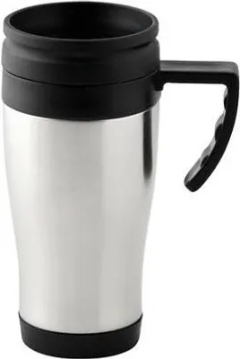 Produktbild von Edelstahl-Thermobecher Mit Kunststoffdeckel, 400Ml