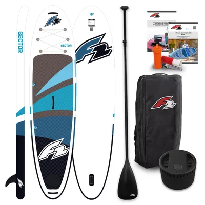 Produktbild von F2 Stand up Paddle Board SECTOR SMART SUP mit E-Pumpe 10,5 Blau