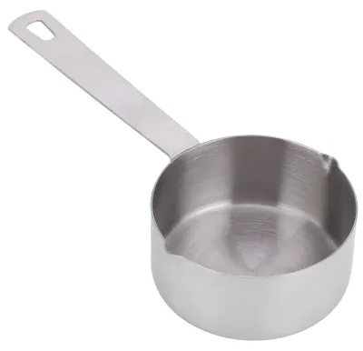 Zdjęcie produktu dla Messlöffel Premium – stal nierdzewna – waga kuchenna – miarka – precyzyjne odmierzanie – pojemność 60/80/125/250 ml – łyżka kuchenna