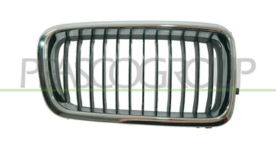 Produktbild von PRASCO BM0982003 Kühlergrill Frontgrill für BMW 7 (E38) Rechts Chrom/Schwarz