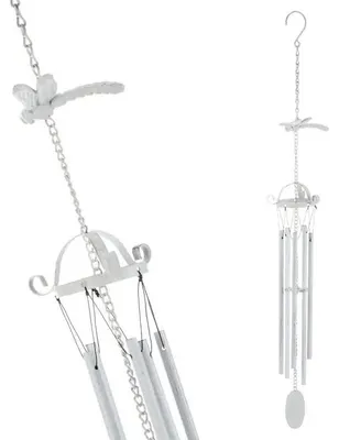 Obrázek produktu pro Autronic Zvonkohra kovová UM0764 WT - bílá