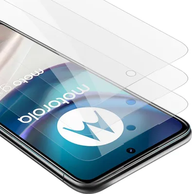 Produktbild von Cadorabo 3x Panzer Folie für Motorola MOTO G42 Schutzfolie in Transparent Folie Tempered Display-Schutzglas