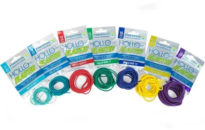 Produktbild von Preston 3m HOLLO ELASTIC Pole  Gummizug für Kopfrute Matchgummi #13 / Ø 2,2mm / Green