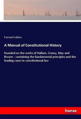 Produktbild von A Manual of Constitutional History