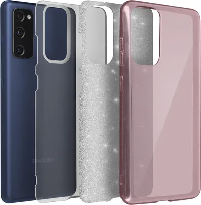 Immagine prodotto di Avizar, custodia protettiva glitterata per Samsung Galaxy S20 FE, rosa
