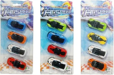 Image de Voitures 4 pièces MIX (jouets, véhicules)