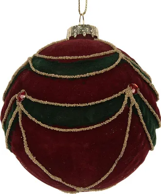 A single Christmas ornament is shown against a white background.
