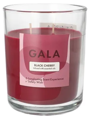 Produktbild von 6 "GALA" Duftkerze im Glas Ø 10,5 cm · 12,4 cm bordeaux - Black Cherry "Tokio Large"