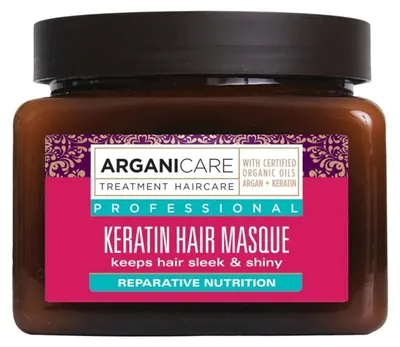 Produktbild von ARGANICARE Reparierende Haarmaske mit Keratin für alle Haartypen, 500 ml