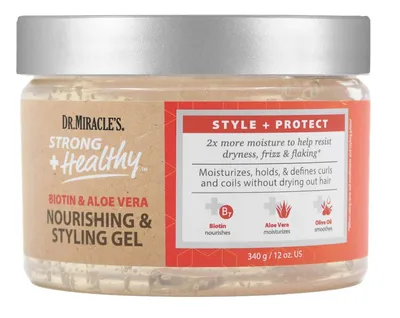 Produktbild von Dr. Miracle's Strong & Healthy Nourishing & Styling Gel with Aloe Vera and Olive Oil