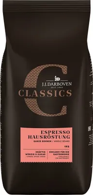 Produktbild von J. J. Darboven Classics ESPRESSO HAUSRÖSTUNG, 1000g Bohnen