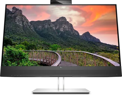 Produktbild von HP E27m G4 Conferencing Monitor - E-Series - LED-Monitor - 68.6 cm (27") - 2560 x 1440 QHD @ 75 Hz - IPS - 300 cd/m² - 1000:1 - 5 ms - HDMI, DisplayPort, USB-C - Lautsprecher - Silber (Halter), schwarzer Kopf