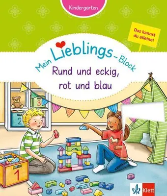 Immagine prodotto di Mein Lieblings-Block Rund und eckig, rot und blau