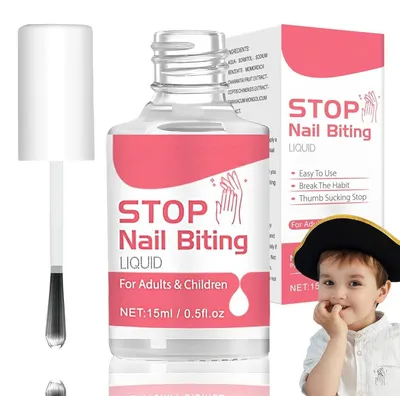 Productafbeelding van Nagellak tegen nagelbijten en duimzuigen, 15 ml, roze