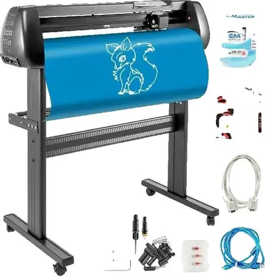 Immagine prodotto di Plotter da taglio per vinile, larghezza di taglio di 34 pollici, pressione e velocità regolabili