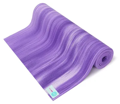 Produktbild von yogabox Yogamatte Rainbow - lila/weiß 183 x 60 x 0,6 cm