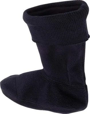Produktbild von PLAYSHOES Uni - Baby Kniestrumpf 189988 Fleece Stiefelsocken, Stulpen, Einziehsocken für Gummistiefel und Stiefel, Gr. 22/23, Blau (marine), Erwachsener