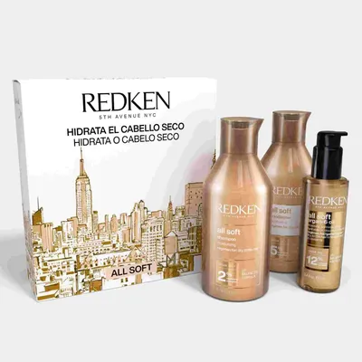 Immagine prodotto di Set da 3 pezzi con shampoo Redken All Soft