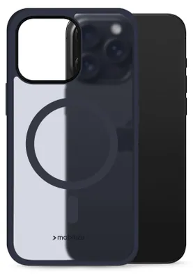 Zdjęcie produktu dla Mobilize Hybrid Pro – etui MagSafe do iPhone'a 16 Pro Max, twarde etui z tylną obudową, odporne na uderzenia – niebieskie