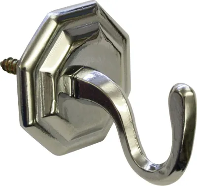 Produktbild von Gardinia Zierhaken chrom, 4 cm, 2 Stück