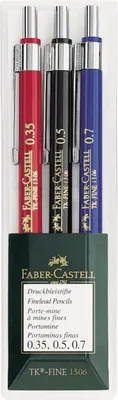 Produktbild von FABER-CASTELL Druckbleistift TK-FINE 1306 3er Etui