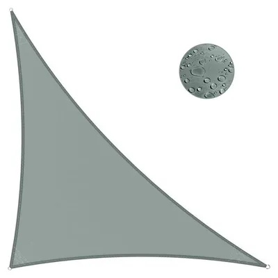 Immagine prodotto di Vela ombreggiante triangolare - Tenda da sole - Grigio chiaro - 3 x 4 x 5 m