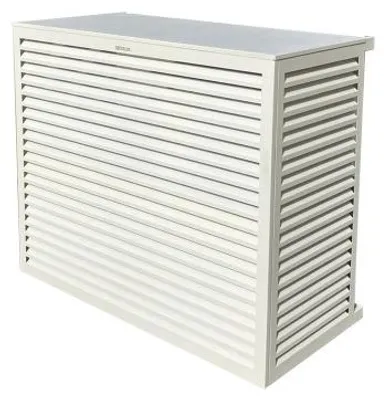 Produktbild von DECOCLIM Aluminium Schutzgehäuse RAL9010 Größe S, Innenmaße: H 680 x W 900 x D 450-600 mm (Tiefe anpassbar)
