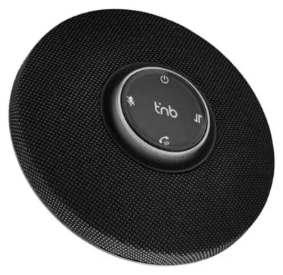 Produktbild von TnB-Konferenzlautsprecher mit Bluetooth, Vollduplex, 360°-Klang und 3 Mikrofonen (USB-A/USB-C)